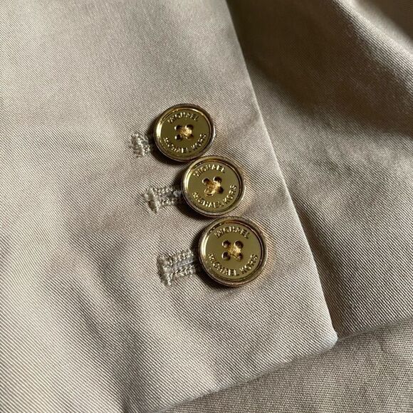 Michael Michael Kors Tan Button Front Jacket - Picture 4 of 12